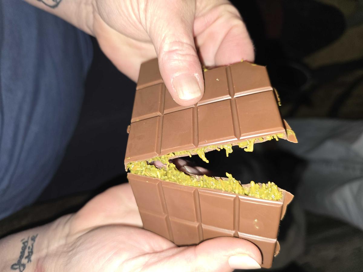 Item: Milk, Pistachio Butter