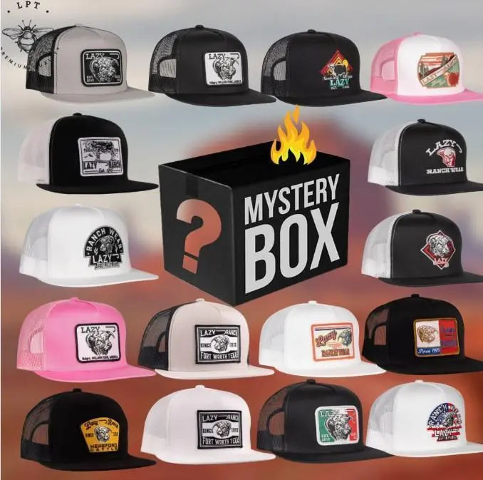 [BEST SELLER 2026] Random sent Lazy J Ranch Black  White Bull Trap Silver Grey & Black Elevation Arrowhead Cattle Headquarters Fort Worth Hot Shot Serape Elevation Cactus Sunrise Texas Ranch Retro Hereford Mexico ElevationClassic Five Panel Trucker Hat