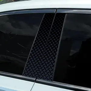 Geometric Pattern Car Window Sticker, Self Adhesive Car Window Decal, Waterproof Car Exterior Decoration Sticker, Universal Car Accessories