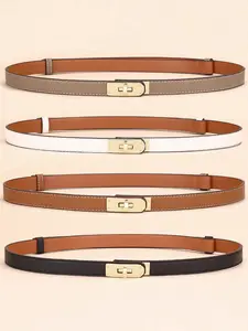 Women's Adjustable Waist Belt Adjustable Buckle, Trendy Luxury Style, Fashionable Clothing Series, Versatile for All Occasions, Elegant Daily Wear