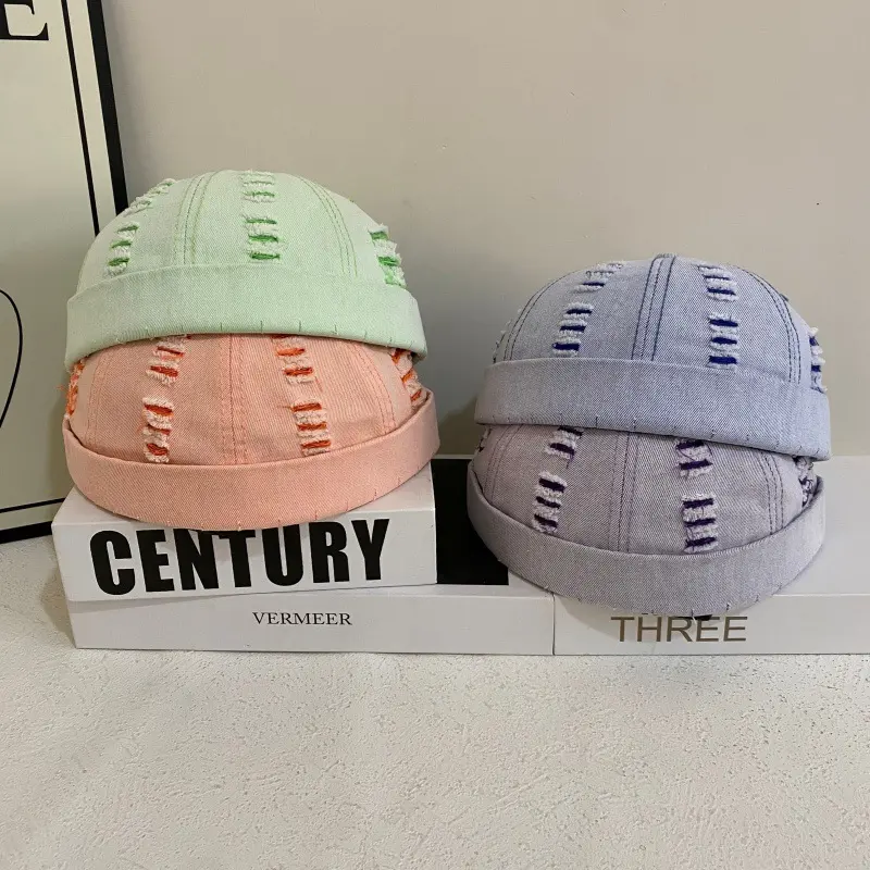Broken Hole Landlord Hats Men's & Women's Street Hip-hop Melon