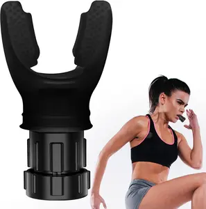 Inhale Respiratory Trainer | Compact Lung Exercise Device with Pure Silicone | Improve Breathing Capacity | Respiratory Muscle Training | Adjustable Resistance | Easy to Clean