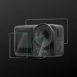 Tempered Glass Screen and Lens Protector for DJI Osmo Action 4