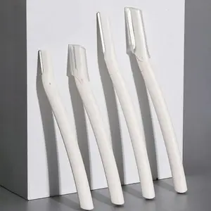 4-Piece Advanced Eyebrow Trimmer Set, Safety Razor Blades, Non-Slip Design, Ideal for Beginners & Professionals, Perfect for Home Use, Eyebrow Styling Kit