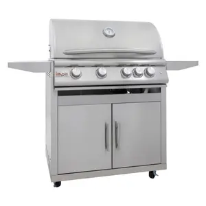Blaze Premium LTE+ Marine 32 Inch 4-Burner Gas Grill With Rear Infrared Burner