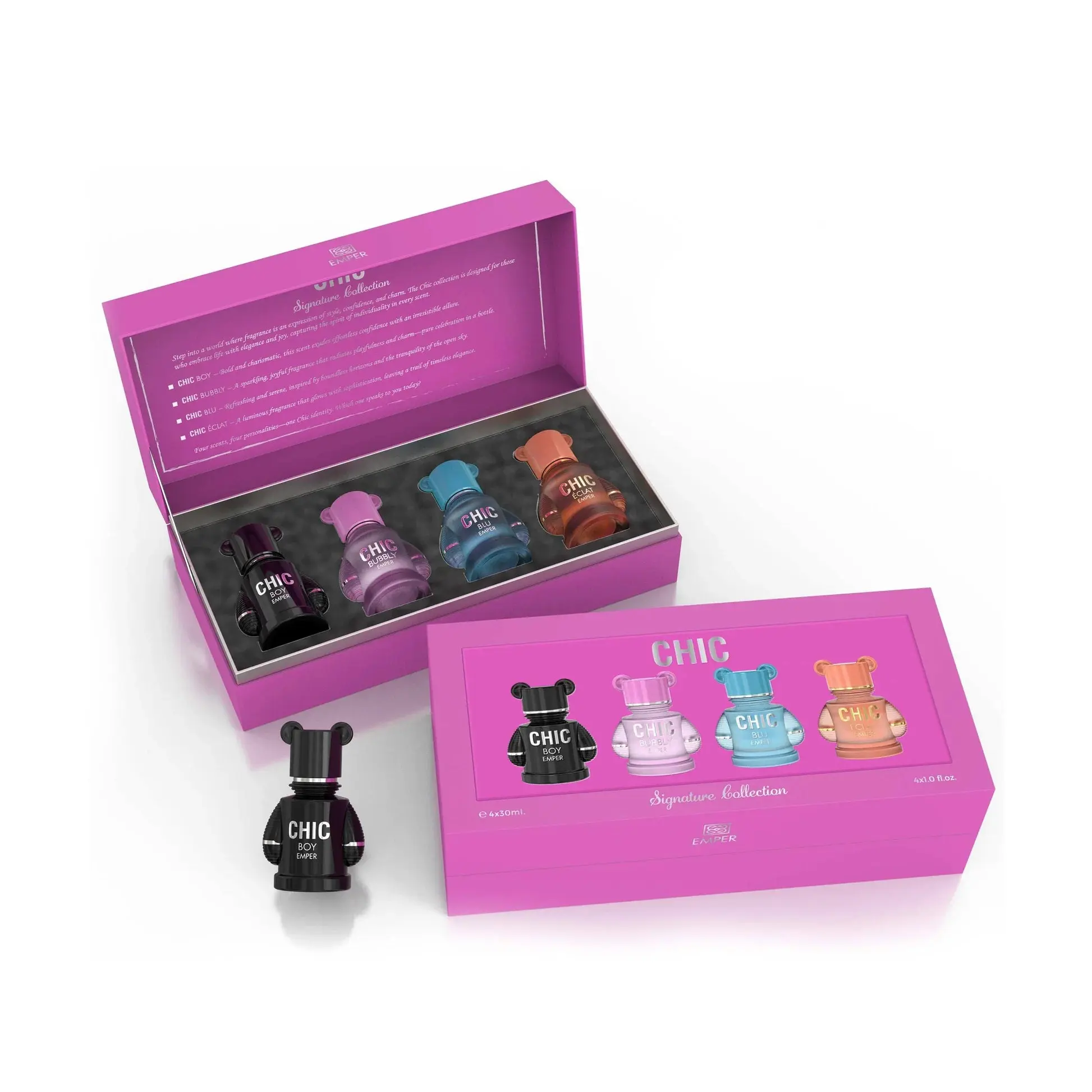 Chic Signature Gift Set Eau de Parfum for Women | 4 x 30ml Collection