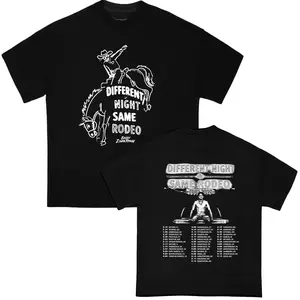 Bailey Zimmerman Different Night Same Rodeo 2026 Tour Shirt – Rodeo & Country Music Concert Fan Merch, Western Graphic Tee