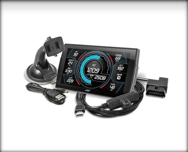 212 MAIN CTS3 Model Digital Gauge Monitor - Edge Products Insight, Digital Display, Vehicle Dashboard Automotive Maintenance Tool