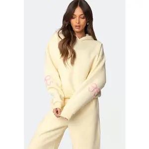 EDIKTED Bonney Bow Detail Hoodie