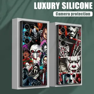 Michaels Myers Halloween Phone Case For Samsung Galaxy S25FE Cases S25 S24 S23 S21 Ultra S20 S24 FE S22 Plus A36 A56 55 5G Cover