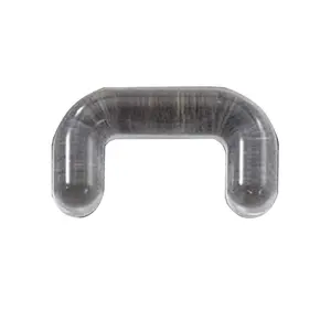 Clear Acrylic Basic U Shape Staple Septum Retainer - 16 to 10 Gauge