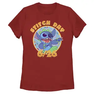Womens Lilo & Stitch 626 Anniversary Day T Shirt