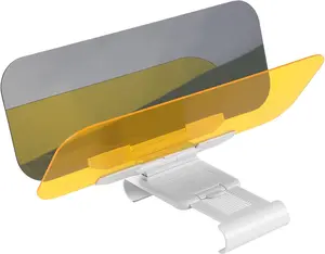 Car Sun Visor Extender, Anti Glare Windshield Visor Extender 2 in 1 Day Night Driving Visor Extender Attachment Automotive Sun Protection Visors for Car, Trucks