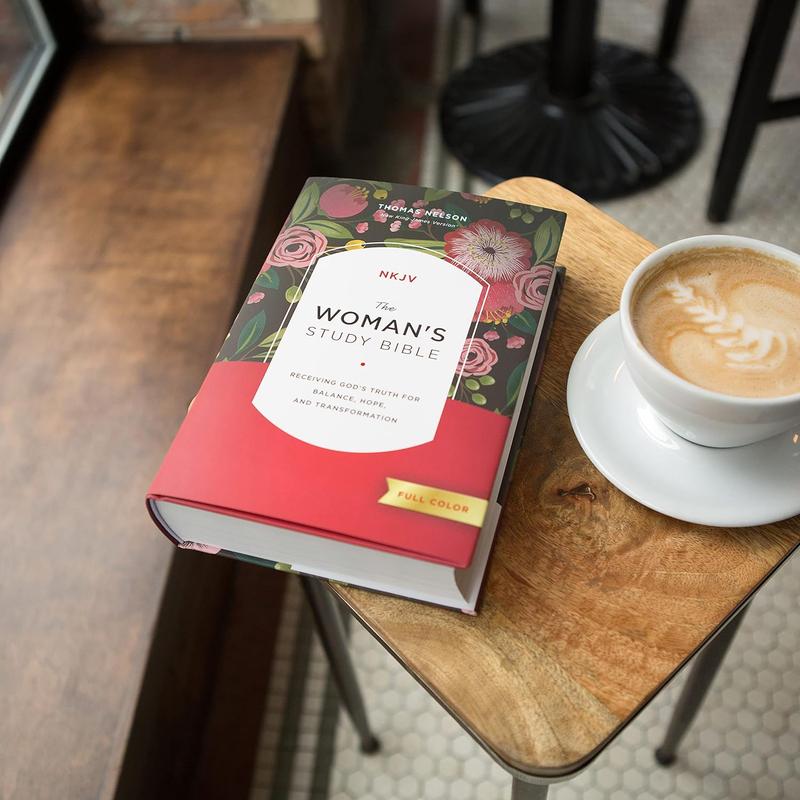 NKJV, The Woman's Study Bible, Hardcover, Red Letter, Full-Color Edition: Receiving God's Truth for Balance, Hope, and Transformation by Dorothy Kelley Patterson||Rhonda Kelley||Thomas Nelson [Hardback Book]