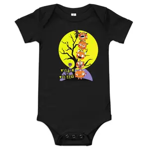 Craq Co. Pumpkin Tower Baby Onesie