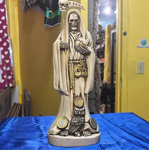 Santa Muerte statue 12 inch Hueso charged