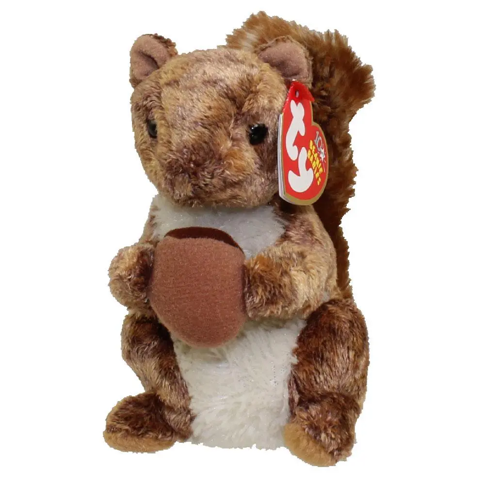 TY Beanie Baby - NUTTY the Squirrel (5 inch) (2002) MWMTs
