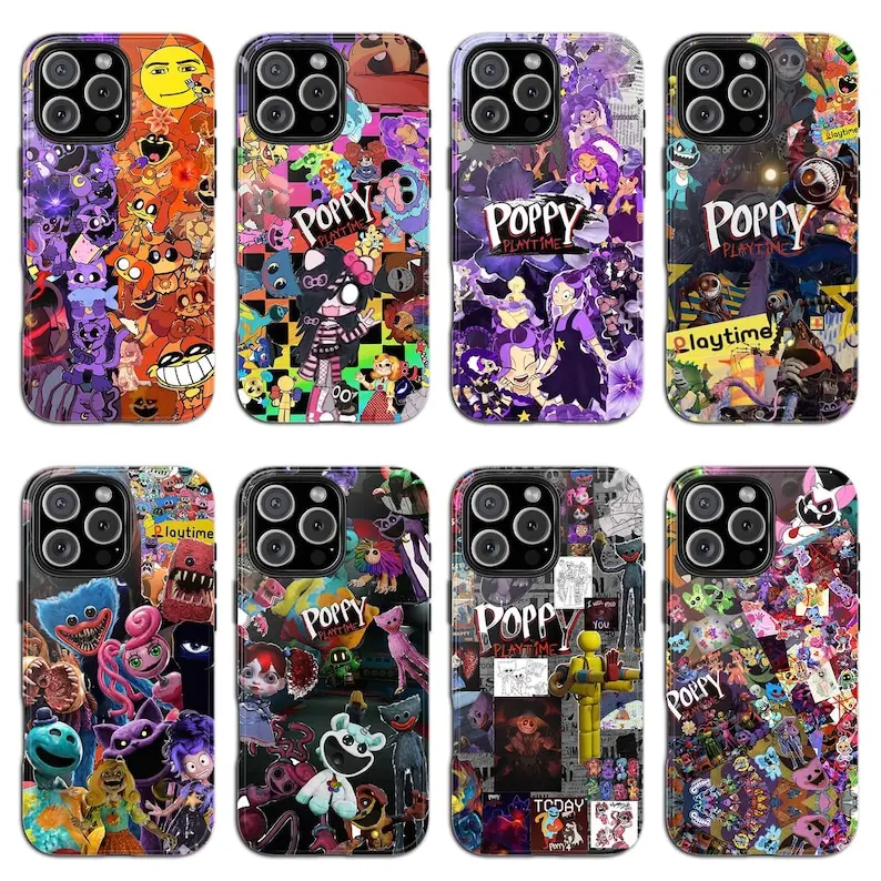 Poppy Playtime Chapter 5 Phone Case,Horror Game Character Gifts for iPhone17 ProMax /16/15/14/13/12/11 Plus for Samsung phones, suitable for both men and women,  Perfect Gift for Women Men.A gift for the fans