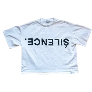 Onyx Apparel SILENCE In White T-Shirt