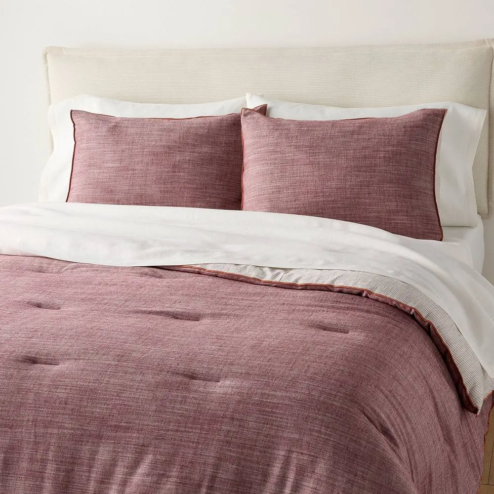 3pc Reversible Duvet Cover Set - Hearth & Hand with Magnolia