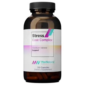 StressEase Complex - 120 Capsules - Adrenal Function Support for Chronic Stress, Menopause, and Andropause - Edible, Supplement