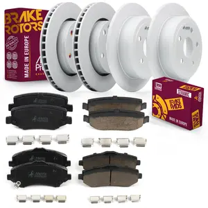 6 PC Front & Rear Brake Rotor & Ceramic Disc Brake Pad Kit 96189MT