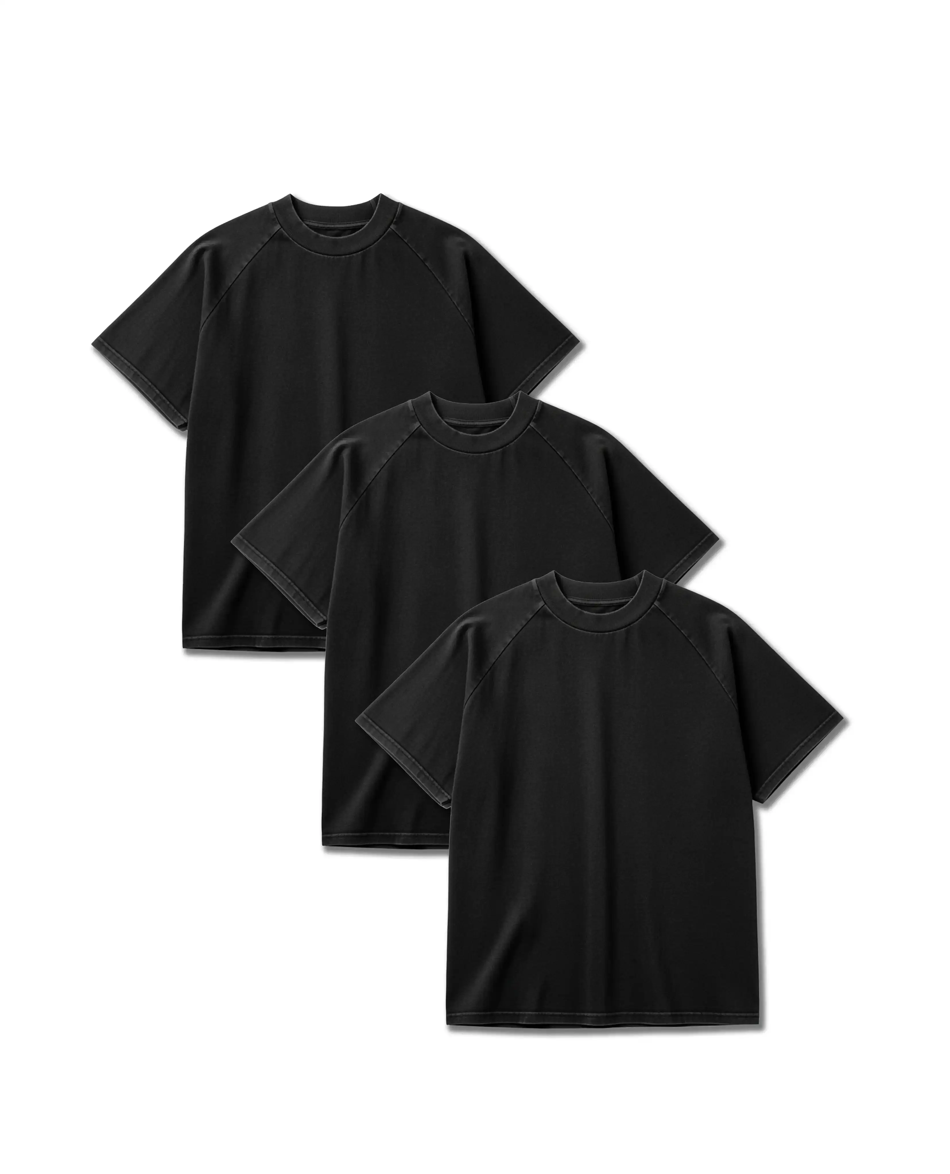 R32 Vintage Raglan Tee Bundle (3-Pack) – 220GSM organic