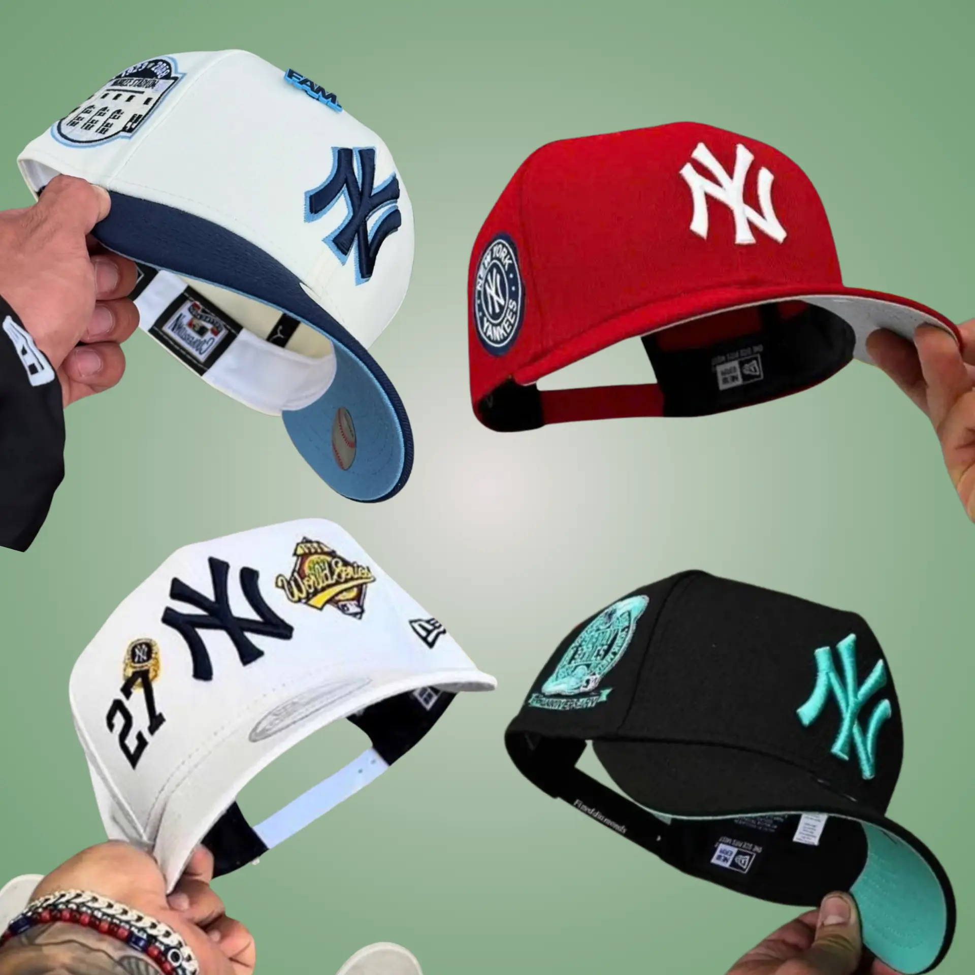 New Era MLB Dodgers Yankees Streetwear Cap – Premium 9FORTY 59FIFTY Fitted Snapback Baseball Hat for Men Women, Embroidered Logo, Adjustable Fit, Flat Bill Urban Fashion, Casual Sports Look, USA Trend 2026