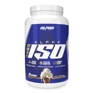 Alpha ISO Protein – Premium 100% Whey Protein Isolate | 25 g Protein | Low‑Carb, Gluten‑Free – Multiple Flavors & Sizes