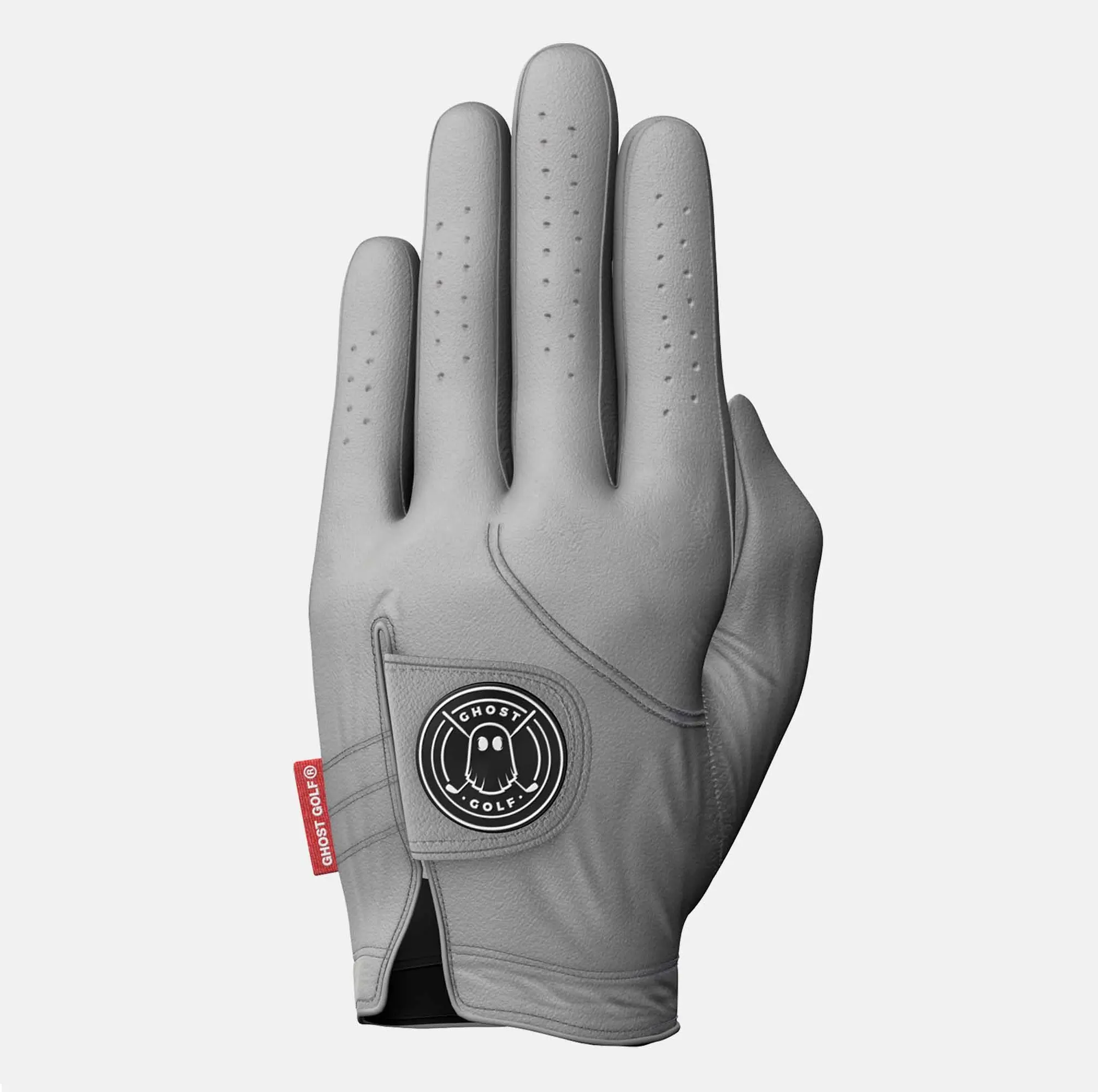 GHOST Solid Color Golf Glove, Premium AAA Cabretta Leather Golfing Glove, Soft Feel, Excellent Grip, Breathable & Moisture-Wicking with Signature Pull Tab