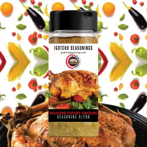 Roasted Turkey and Chicken, Igotchu Seasonings— Flavorful Spice Blend