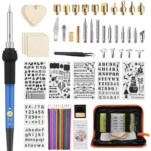 Kit for Adults:  Burner with Adjustable Temperature - Professional   Tool for Beginners  Soldering Embossing Carving DIY Crafts Woodburning