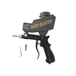 Compact Pneumatic Sandblasting Gun, Portable Handheld Sandblaster for Home Renovation, Efficient Debris Removal Tool