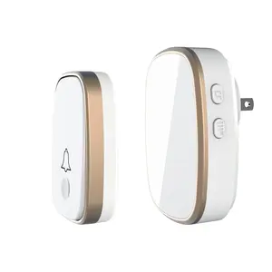 Wireless Doorbell with 1000ft Range, 5 Volume Levels, Mute Mode, LED Flashing Alerts, Loud Chime, and Sticker/Screws for Easy Installation (Tools & Hardware, Door Hardware), Led Alerts