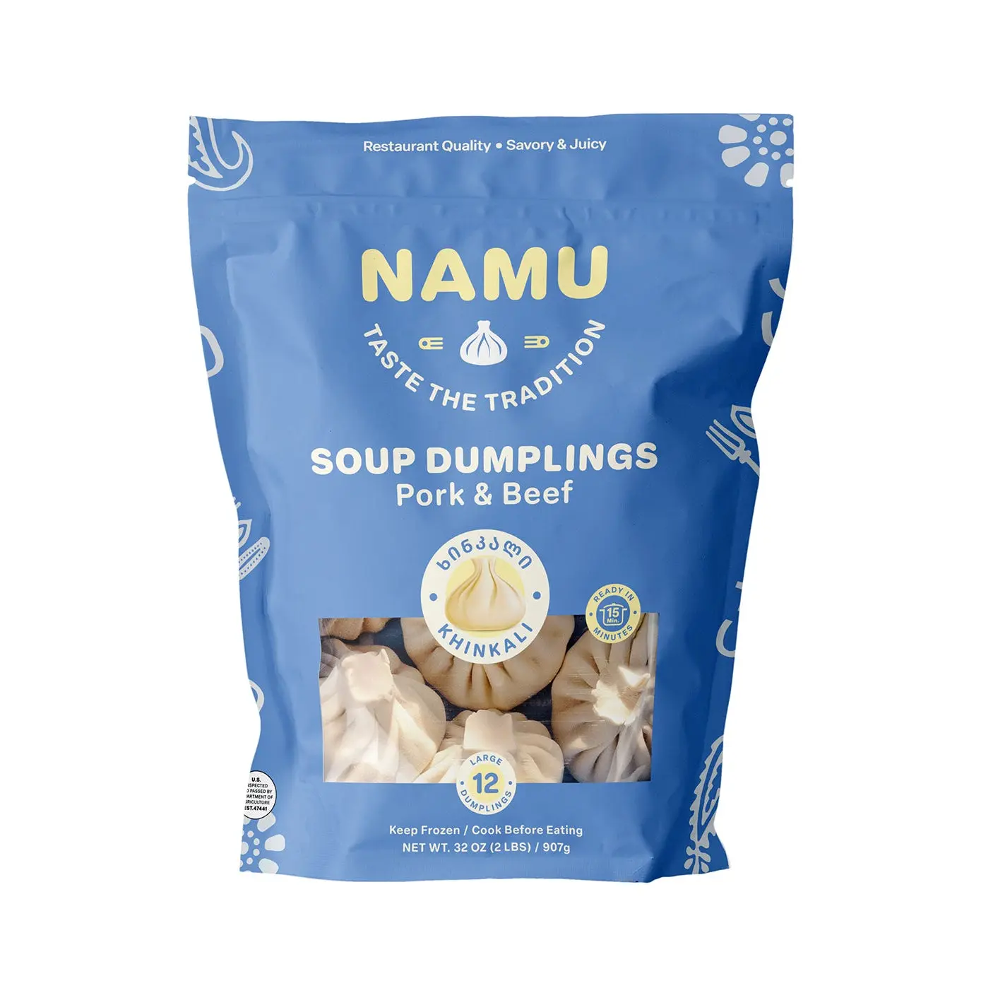 Pork & Beef Khinkali Soup Dumplings Pork & Beef Khinkali Soup Dumplings