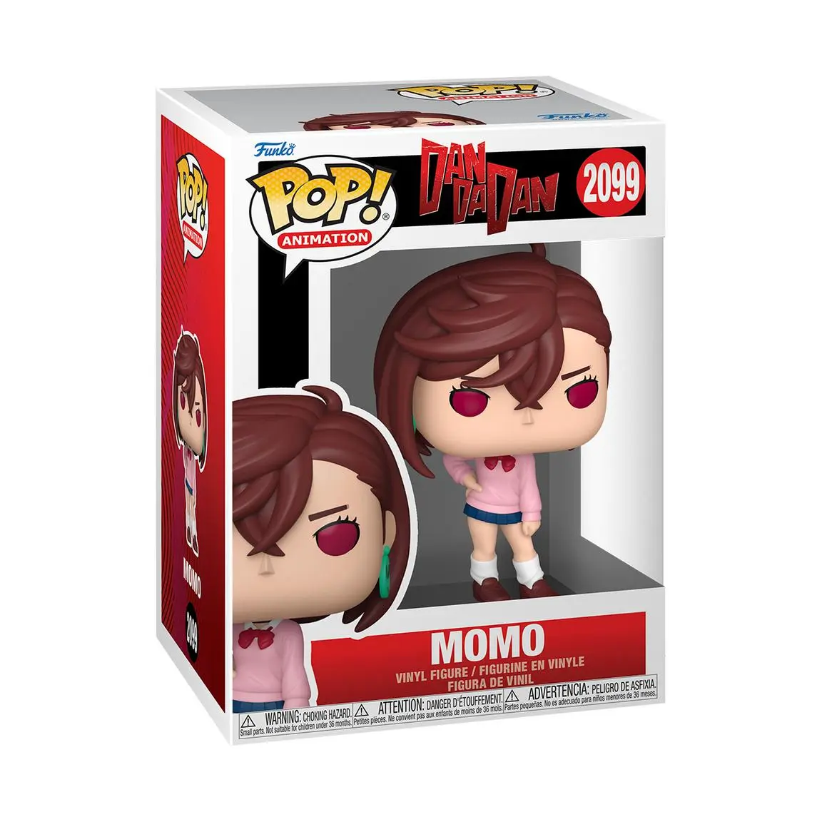Funko Dandadan Series Momo Ayase Dynamic Pose Soft Vinyl Anime Figurine, 4.1-in Collector Display Piece for Anime Enthusiasts