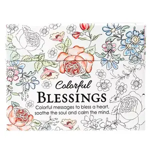 Coloring Cards - Colorful Blessings