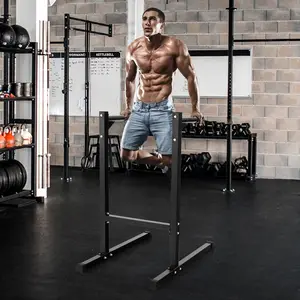 2024 Goplus Multifunctional Heavy Duty Dip Stand Parallel Station Bar w/Foam Handle Home Gym