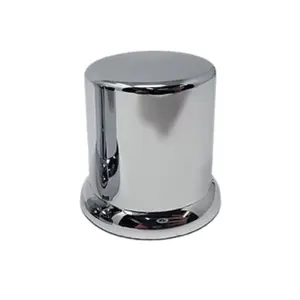 Lifetime Nut Covers - 1.5 Inch Top Hat Lug Nut Cover Push On Chrome Finish