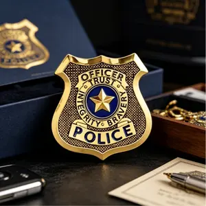 Zootopia Police Officer Badge Metal Brooch Zootropolis Judy Hopps Lapel Pin Clothing Accessories Jewelry