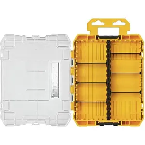 Tool Box, Tough Case Organizer, Medium, 8-Compartments, for Small Tools and Accessories (DWAN2190)