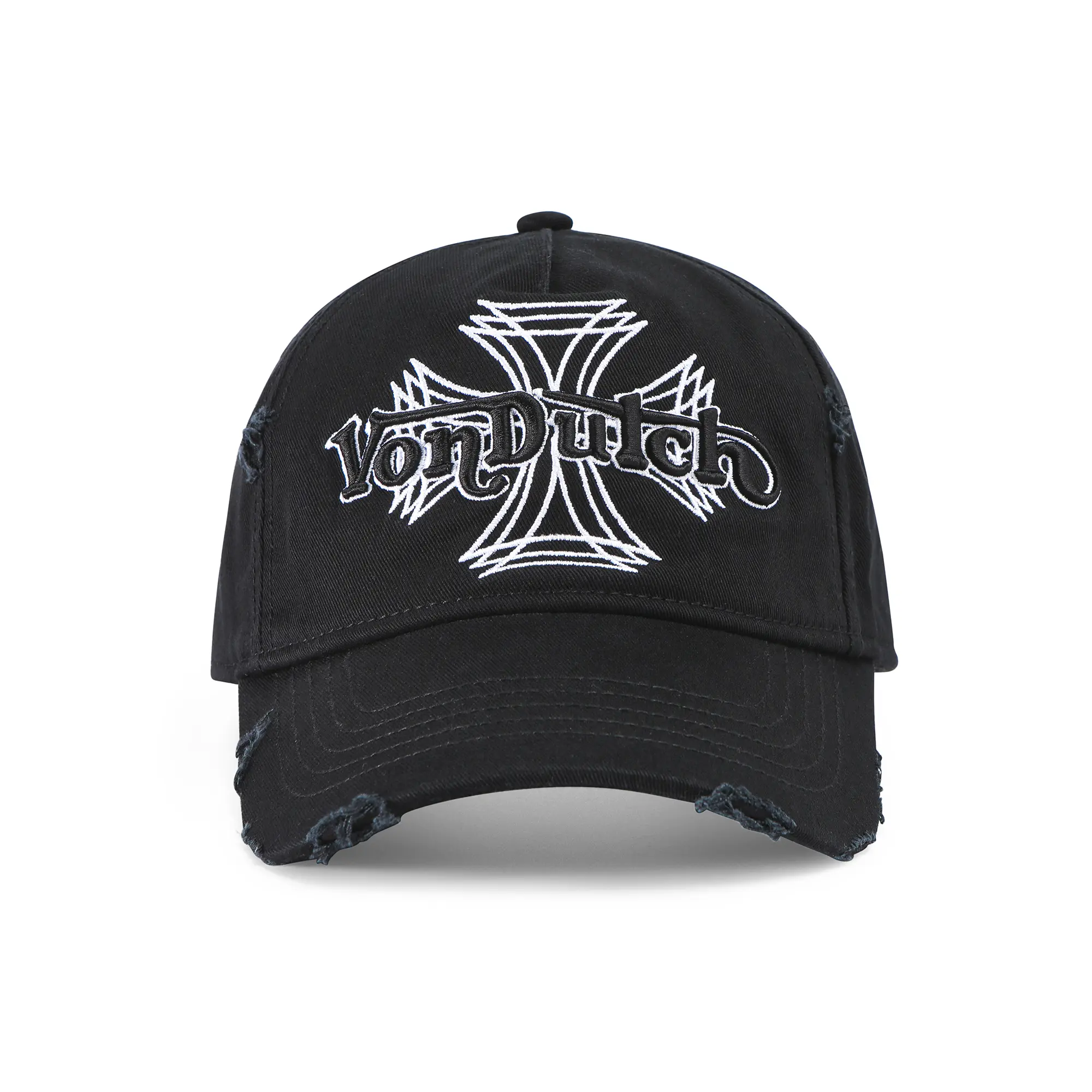 Von Dutch 'MotoCross' Hat – Black and White
