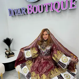 Shabnam-e-Zar Heritage Afghan Dress