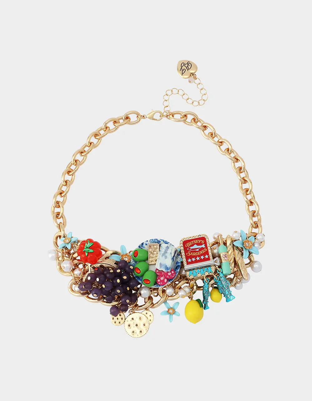 CHARCUTERIE BAUBLE FRONT NECKLACE MULTI