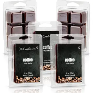 Coffee- Maximum Scent Wax Cubes/Melts- 5 Packs -10 Ounces Total- 30 Cubes