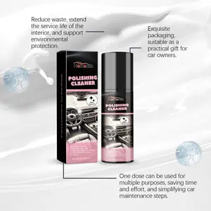 Homonth Professional-Grade Interior Polish 100ml Spray Cleaner for Daily Drivers and Classics - 3-in-1 Cleaning, Polishing, and Protecting Formula with Amino Silicone Oil d ly essentia care agent