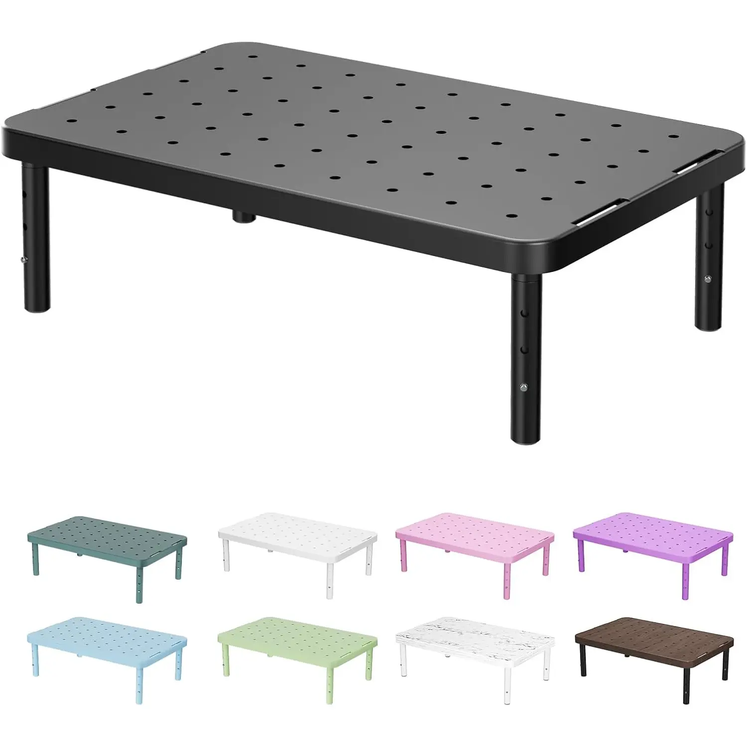 Computer Monitor Stand for Desk, Laptop Riser, up to 44 lbs