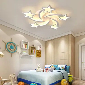 60W Modern Creative LED Star Shape Recessed Ceiling Light Non-Dimmable, Suitable for Living Room Bedroom Children's Room, White/6000K