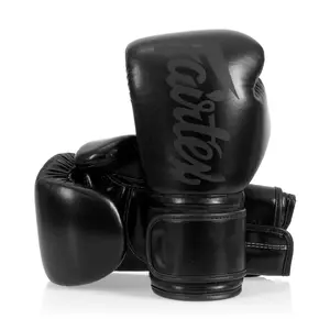Fairtex BGV14SB Solid Black Muay Thai Boxing Glove Fairtex BGV14SB Solid Black Muay Thai Boxing Glove