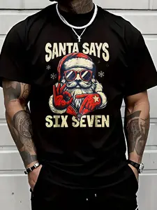 Men'S Santa Says Six Seven 6 7 Gen Z Alpha Meme Sl